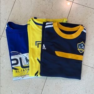 Bundle of t shirts adidas, Reebok and polo.